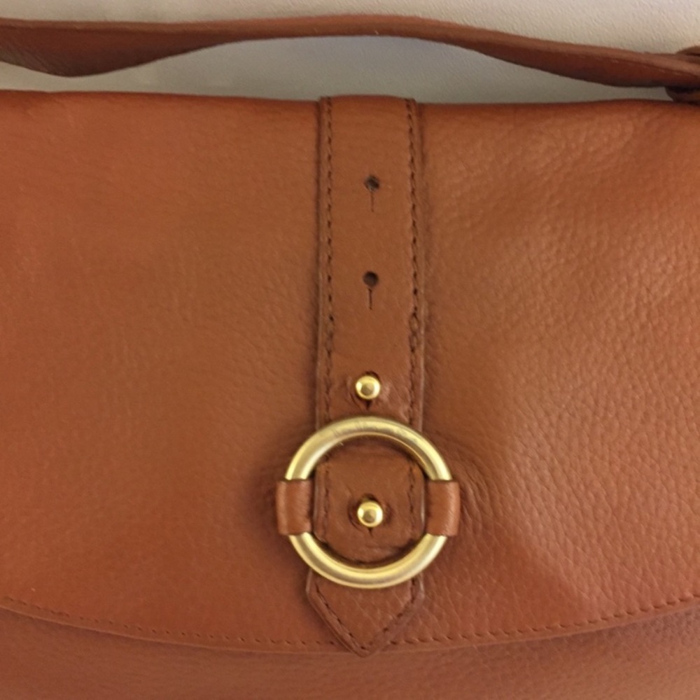 Talbots Tan Leather Handbag - Picture 5 of 9